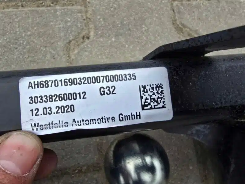 Gancio traino elettrico BMW 6 GT G32 6870169