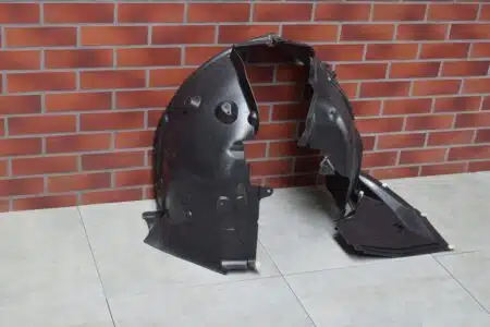 Parasassi lato sinistro copertura anteriore BMW iX3 G08 BEV elettrico Pacchetto M