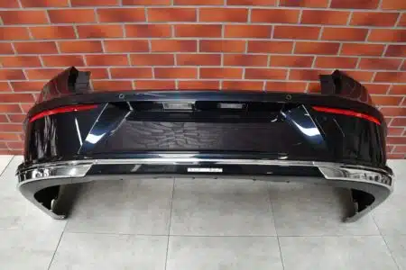 Paraurti posteriore BMW 7 G70 completo Carbonschwarz cromo