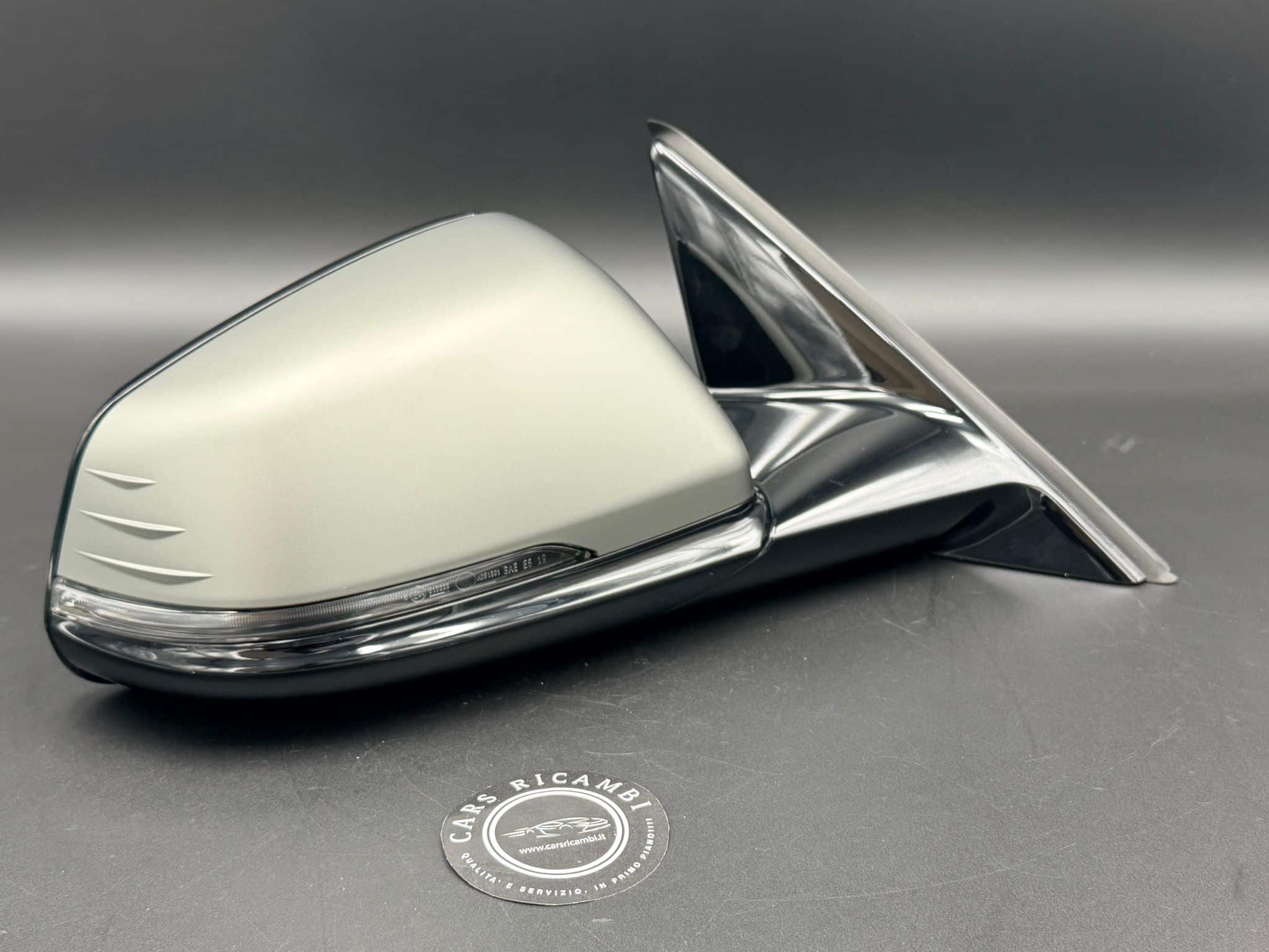 SPECCHIETTO DESTRO COMPLETO 6 PIN BMW SERIE 1 F40 M135i 2018-2024 COLORE cerio grigio -22-